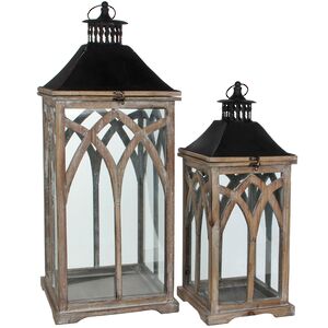 Деревянный подсвечник фонарь Империо 72 см Edelman фото 5