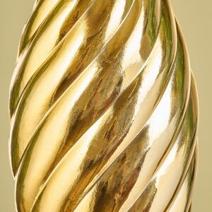 Елочная игрушка Сосулька Twiscel 30 см золотая, пластик Winter Deco фото 3