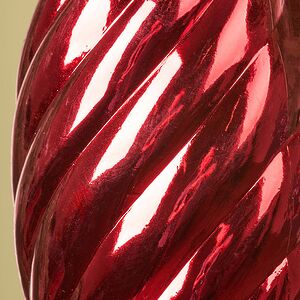 Елочная игрушка Сосулька Twiscel 40 см красная, пластик Winter Deco фото 4