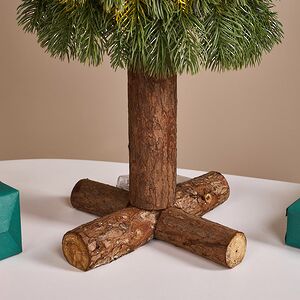 Елка настольная с гирляндой 70 см Дриада,40 теплых белых LED ламп, контроллер, на батарейках, ЛИТАЯ 100% Winter Deco фото 5