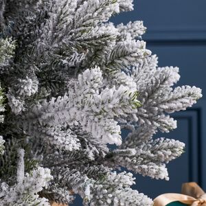 Елка настольная с гирляндой 60 см Бригельс, заснеженная, 50 теплых белых LED ламп, контроллер, ЛИТАЯ 100% Winter Deco фото 6