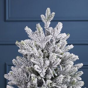 Елка настольная с гирляндой 60 см Бригельс, заснеженная, 50 теплых белых LED ламп, контроллер, ЛИТАЯ 100% Winter Deco фото 2