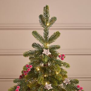 Елка настольная с лампочками 70 см Форест Бьюти, 100 теплых белых LED ламп, контроллер, ЛИТАЯ 100% Winter Deco фото 2