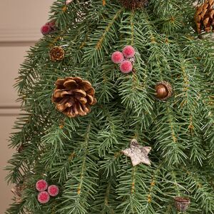 Елка настольная с гирляндой Грэйс 55 см, 80 теплых белых LED ламп, контроллер, на батарейках, ЛИТАЯ 100% Winter Deco фото 4