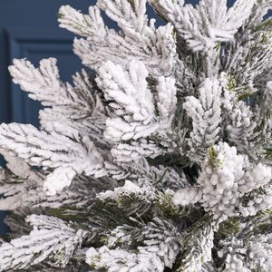 Елка настольная 45 см Вербье, заснеженная, ЛИТАЯ 100% Winter Deco фото 5