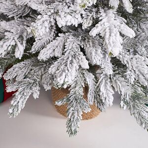 Елка настольная 60 см Вербье, заснеженная, ЛИТАЯ 100% Winter Deco фото 5