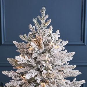 Искусственная елка с гирляндой 90 см Вербье, заснеженная, 70 теплых белых LED ламп, контроллер, ЛИТАЯ 100% Winter Deco фото 2