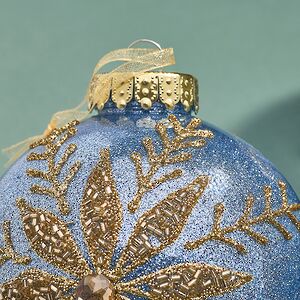 Елочные ПЭТ шары Eterna: Zaffre Snowlace 10 см, 6 шт Winter Deco фото 6