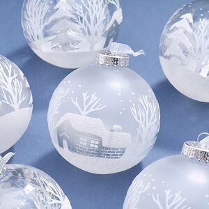 Елочные ПЭТ шары Eterna: Forestlight Reverie 10 см, 6 шт Winter Deco фото 2