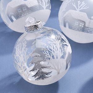 Елочные ПЭТ шары Eterna: Forestlight Reverie 10 см, 6 шт Winter Deco фото 4