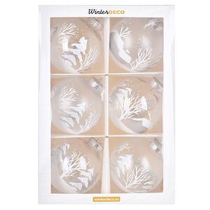 Елочные ПЭТ шары Eterna: Forestlight Reverie 10 см, 6 шт Winter Deco фото 6