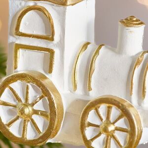 Елочная игрушка Паровозик - Children's World 7 см белый Winter Deco фото 5