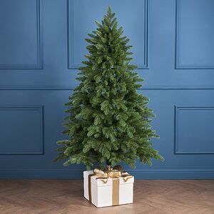 Подставка для елки Подарок - Enchantmas 36*33 см, белый, диаметр ствола 3.8 см Winter Deco фото 2