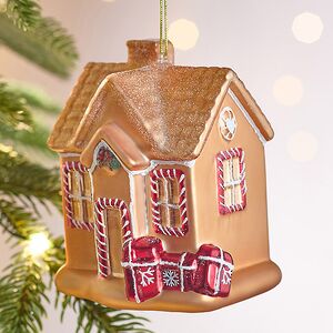 Елочная игрушка Домик - Frosted Manor 10 см, стекло Winter Deco фото 6