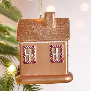 Елочная игрушка Домик - Frosted Manor 10 см, стекло Winter Deco фото 7