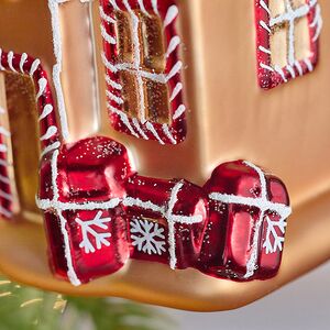 Елочная игрушка Домик - Frosted Manor 10 см, стекло Winter Deco фото 5