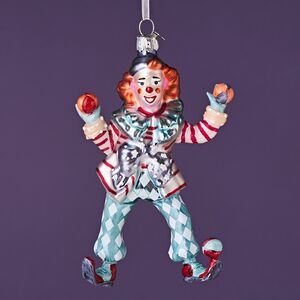 Елочная игрушка Клоун - Circus Roncalli 14 см в подарочной коробке, стекло Winter Deco фото 8