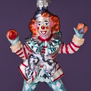 Елочная игрушка Клоун - Circus Roncalli 14 см в подарочной коробке, стекло Winter Deco фото 9