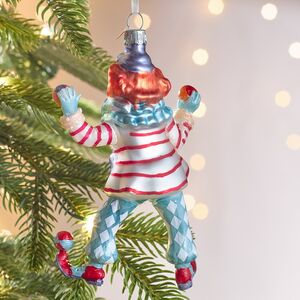 Елочная игрушка Клоун - Circus Roncalli 14 см в подарочной коробке, стекло Winter Deco фото 7
