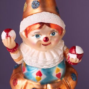 Елочные игрушки Клоуны Марсо - Цирк Ронкалли 17 см, 2 шт, стекло Winter Deco фото 2