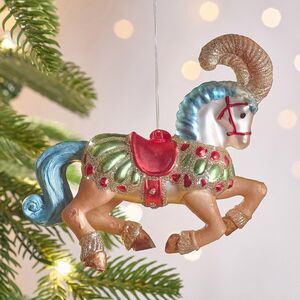 Елочная игрушка Конь Ринглинг - Circus Roncalli 12 см в подарочной коробке, стекло Winter Deco фото 4