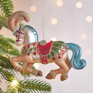 Елочная игрушка Конь Ринглинг - Circus Roncalli 12 см в подарочной коробке, стекло Winter Deco фото 7