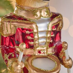 Елочная игрушка Гвардеец Олень Томас 18 см в подарочной коробке, стекло Winter Deco фото 5