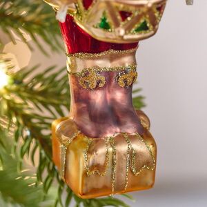 Елочная игрушка Гвардеец Олень Томас 18 см в подарочной коробке, стекло Winter Deco фото 6