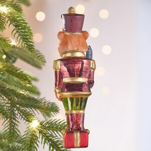 Елочная игрушка Гвардеец Баффи 18 см в подарочной коробке, стекло Winter Deco фото 7