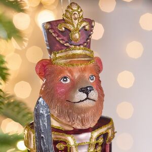 Елочная игрушка Гвардеец Баффи 18 см в подарочной коробке, стекло Winter Deco фото 2