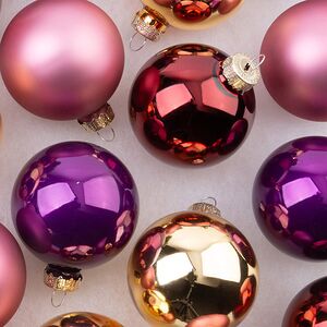 Елочные шары Романтический Вечер 6 см, 20 шт, стекло Winter Deco фото 2