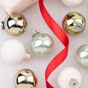 Елочные шары Herbal Tea 3.5 см, 16 шт, стекло Winter Deco фото 2