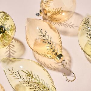 Елочные игрушки Fascino Verde 8 см, 12 шт, стекло Winter Deco фото 5