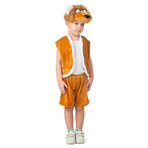 Карнавальный костюм Львенок, рост 104-116 см Бока С фото 1