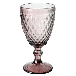 Бокал для вина Шатель 17 см розовый, стекло Boltze фото 5