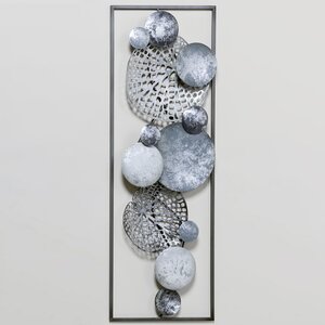 Декоративное панно Элджин 89*31 см серебряное Boltze фото 1