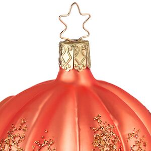 Стеклянная елочная игрушка Тыква Джек 9 см Inge Glas фото 5