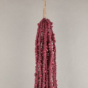 Гирлянда - хвост из ягод Нордберрис 145 см брусничная Boltze фото 3