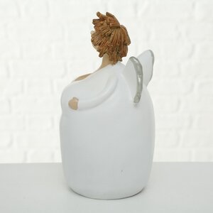 Декоративная фигурка Ангел Флора в белом 25 см Boltze фото 4