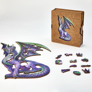 Деревянный пазл Лунный дракон 29*21 см, 79 элементов Active Puzzles фото 4