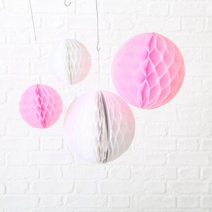 Набор бумажных шаров Sweet Pomponette 15 см, 2 шт Boltze фото 3