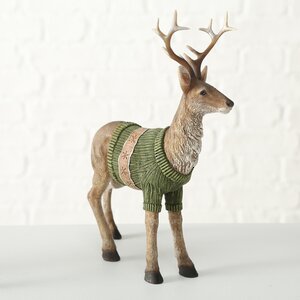 Декоративная фигурка Олень Троно в свитере 26 см Boltze фото 2