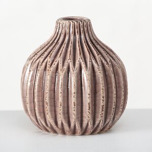 Керамическая вазочка Жюстин 11 см кофейная Boltze фото 1