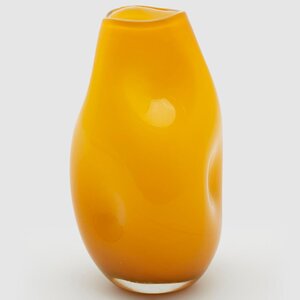 Декоративная ваза Альбиора 29 см горчичная EDG фото 1