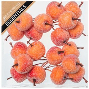 Морозные яблоки Оранжевые на проволоке 20 шт Hogewoning фото 1