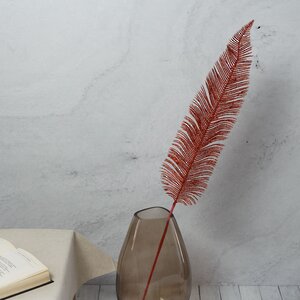 Декоративный лист Сверкающий Робелен 78 см, красный Hogewoning фото 3