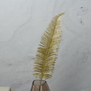 Декоративный лист Сверкающий Робелен 78 см, золотой Hogewoning фото 2