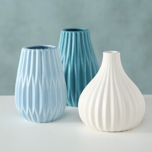 Набор керамических ваз Wilma Ocean 12 см, 3 шт