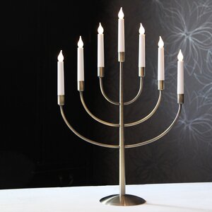 Семисвечник Titus 59*39 см винтажное золото Star Trading фото 3