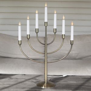 Семисвечник Titus 59*39 см винтажное золото Star Trading фото 4